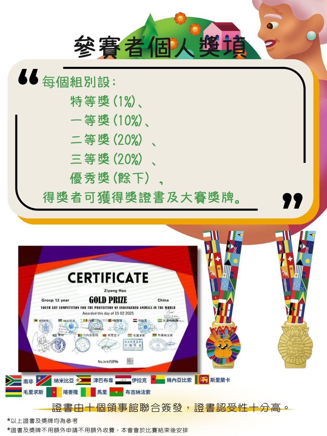 【十國領使館聯合主辦】國際青少年藝術大賽2025