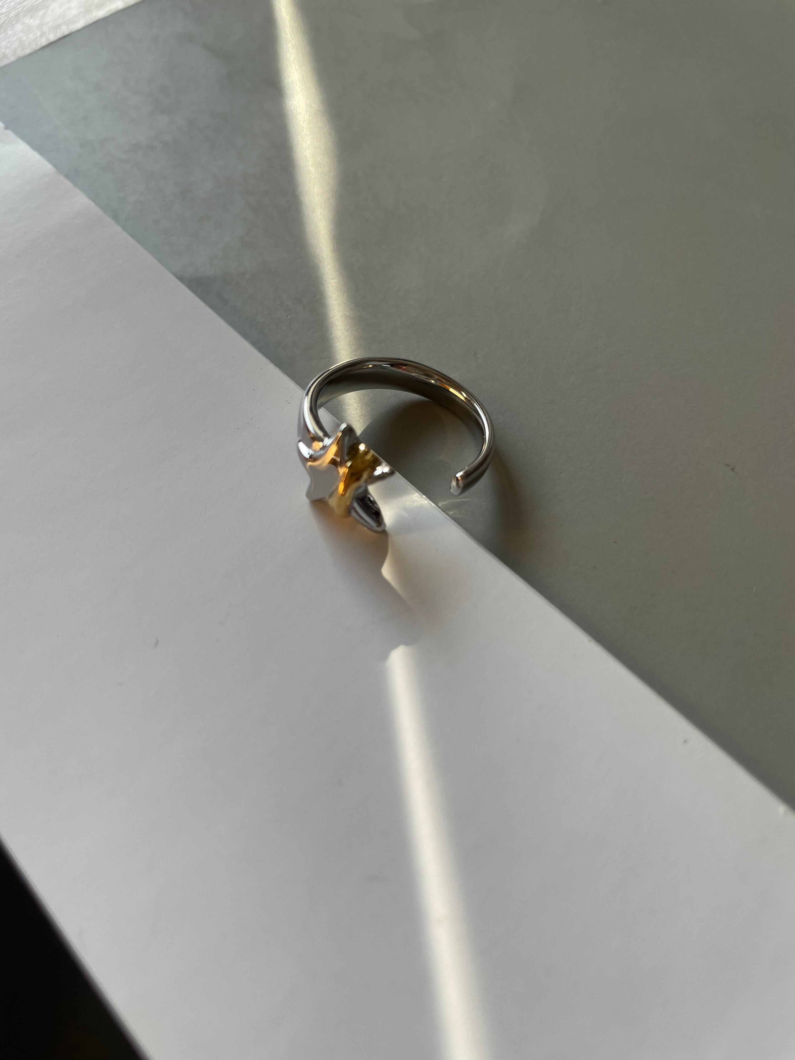 original bi-color star ring
