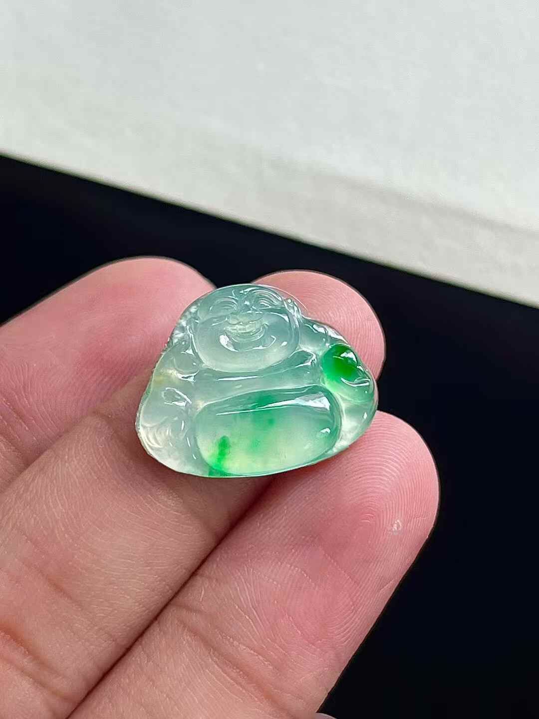 翡翠坐佛,天然翡翠A玉, 緬甸玉, Jade, Jadeite