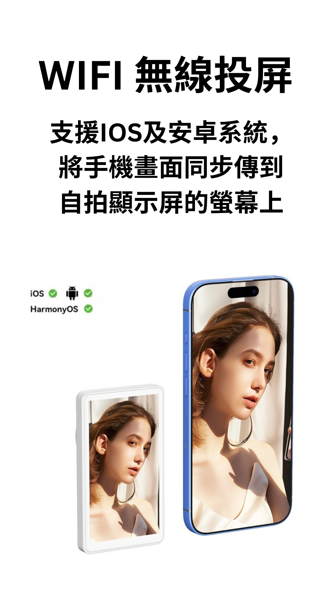 手機後置自拍顯示屏