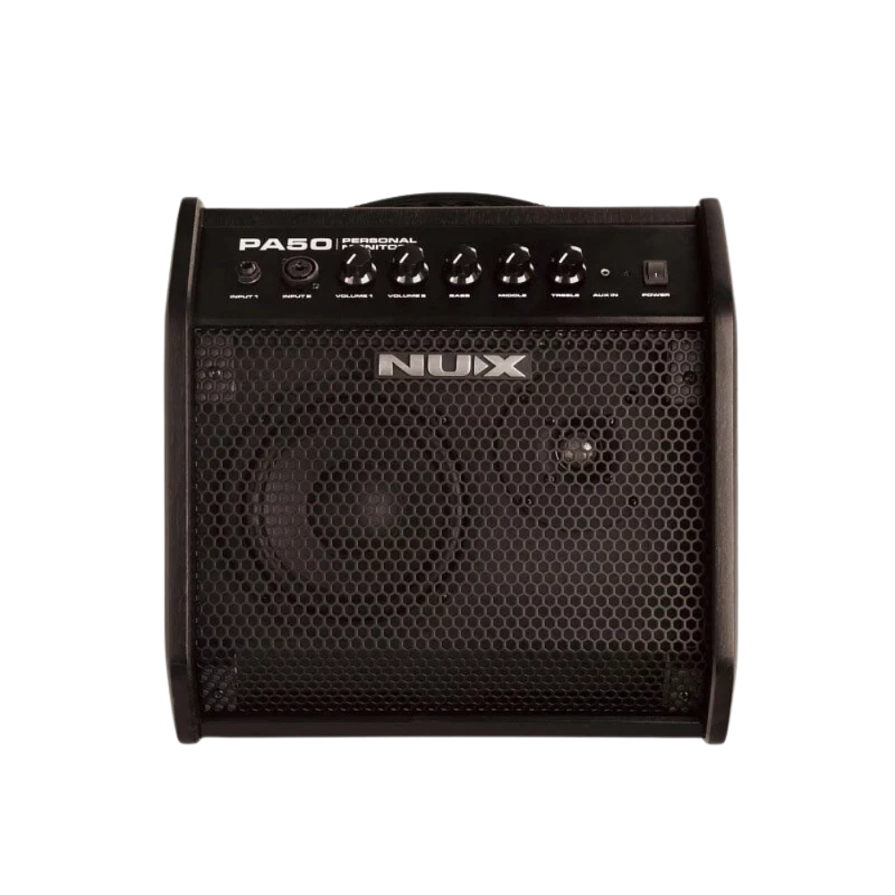 NUX PA-50 50W 通用音箱(電子鼓/電吉他/貝斯/鍵盤/麥克風)