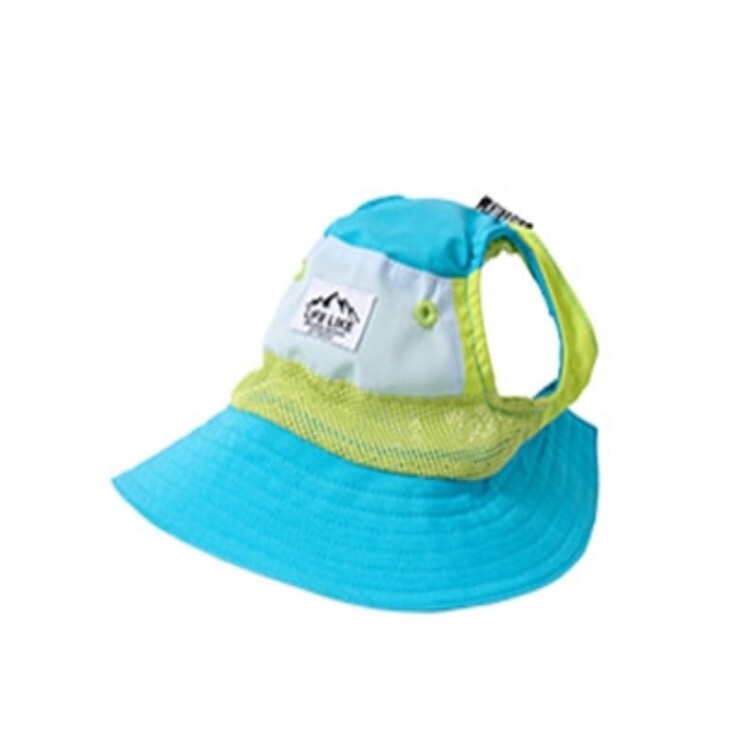 Lifelike Vitamin Color 外出太陽帽 粉藍+淺綠色 XL