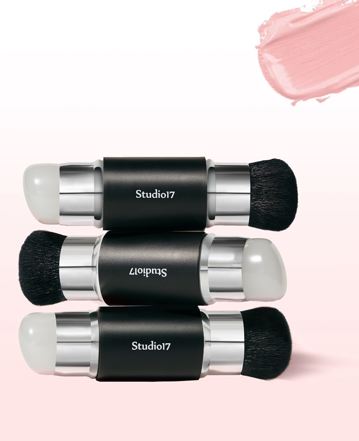(預購商品 7/2收單 ) 韓國STUDIO17 專業雙頭矽膠腮紅刷