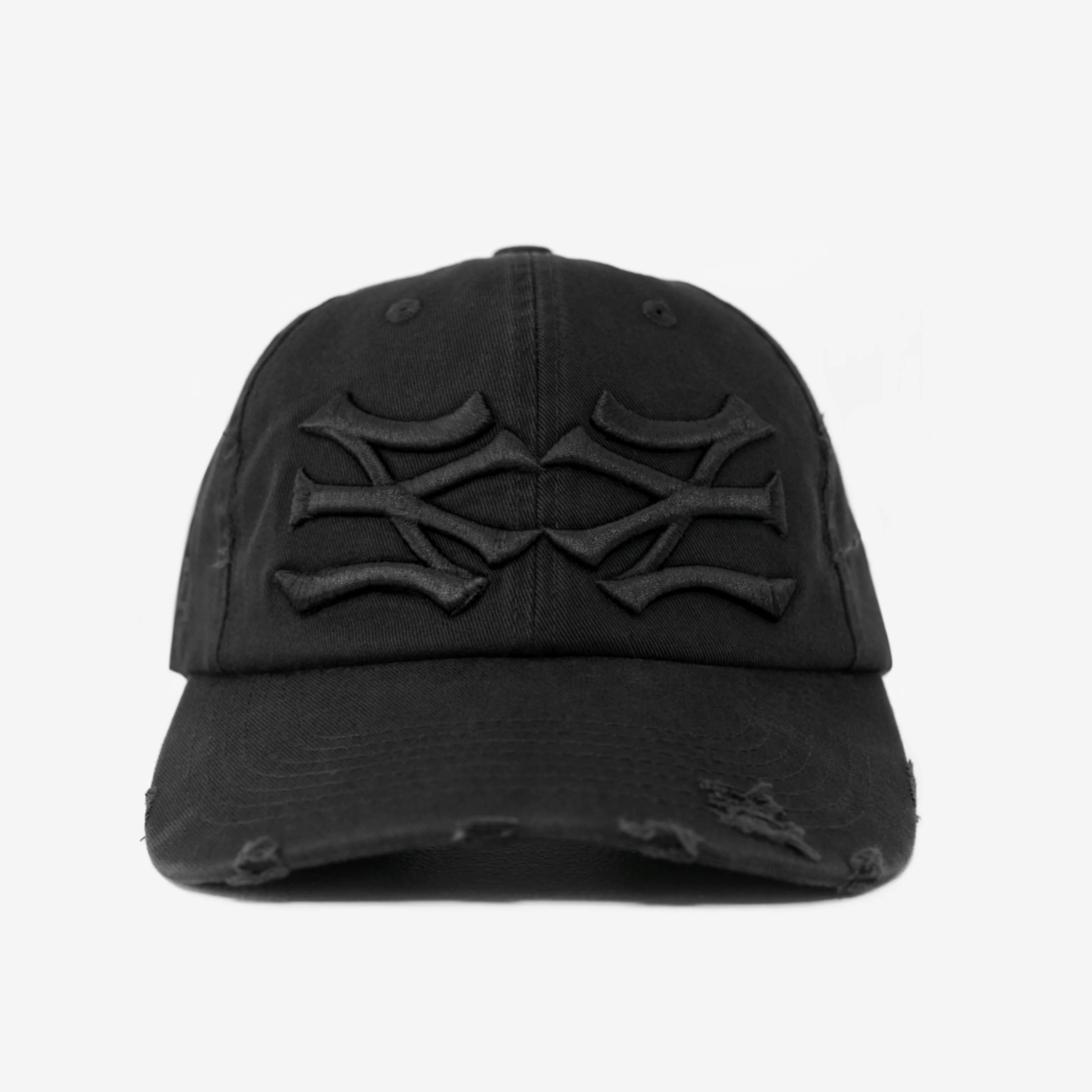 oMA NY NY DISTRESSED HAT