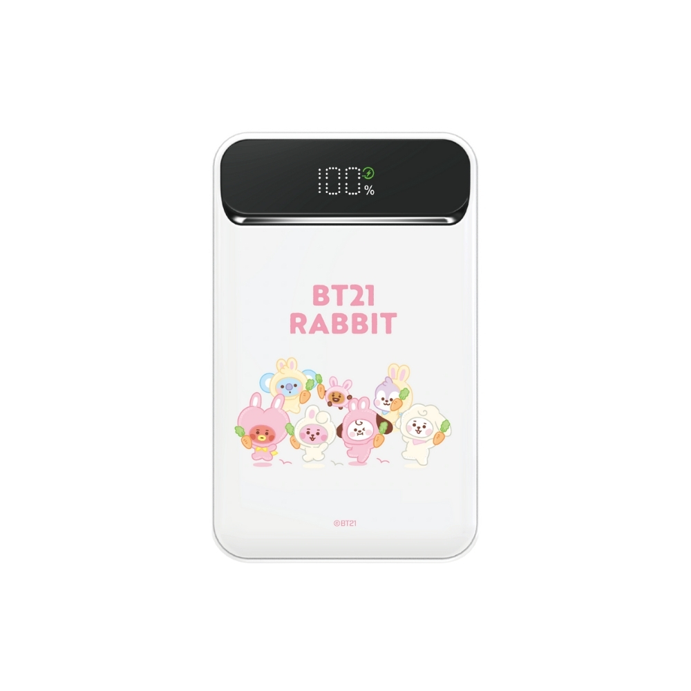 宇宙明星BT21 / 磁吸無線行動電源 - Rabbit