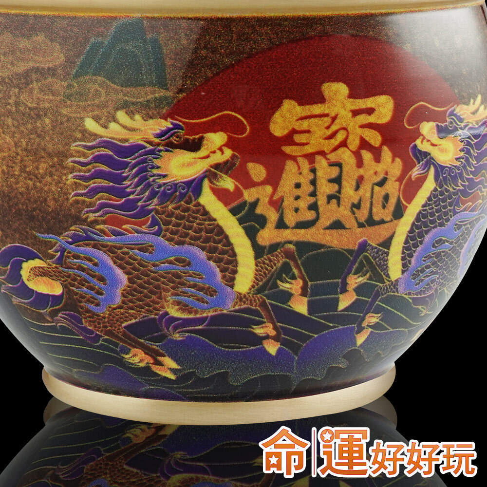命運好好玩】招財麒麟黃銅聚寶盆(廠商直出)
