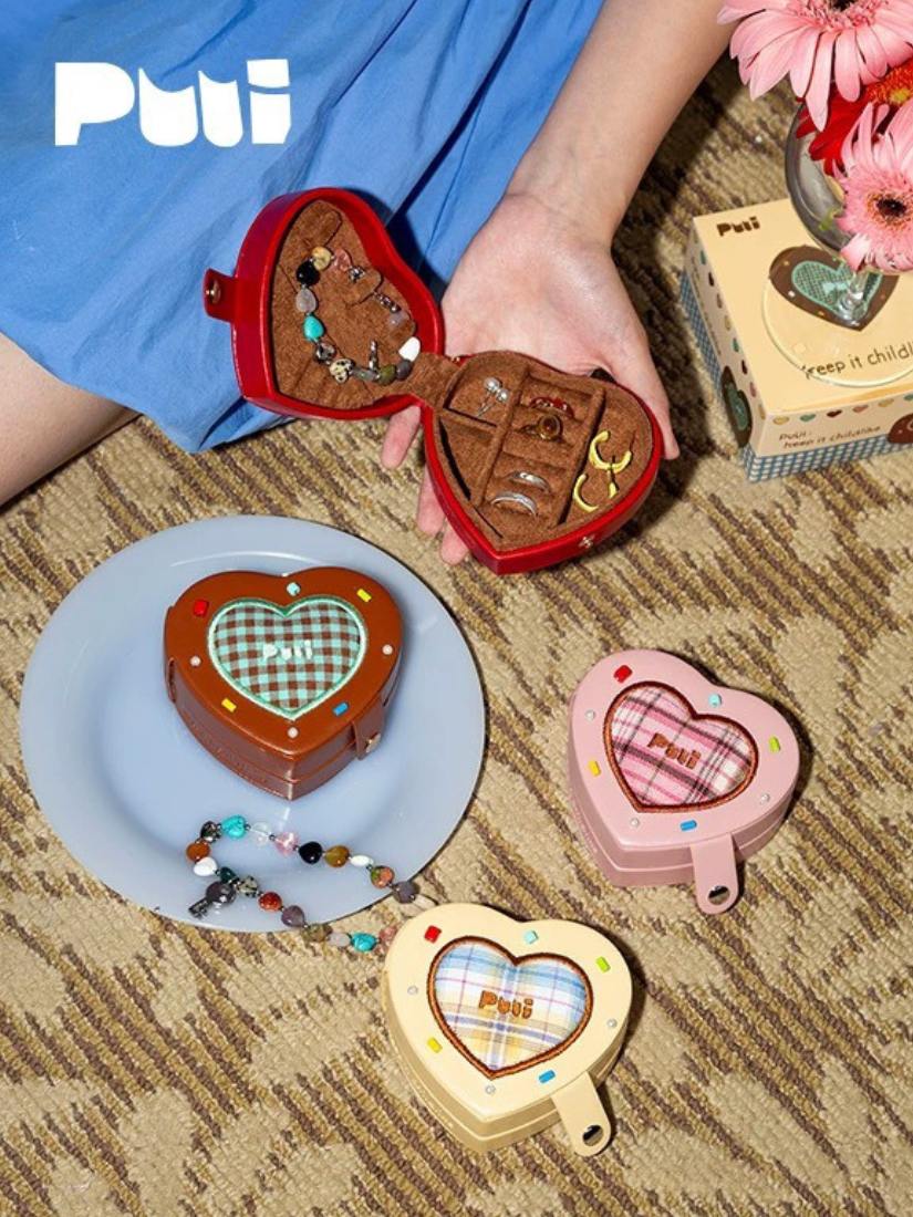 【 出清 】puui 愛心首飾收納盒