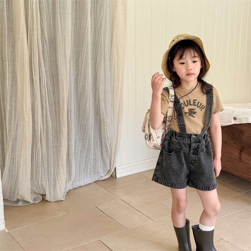 兩色2way俏皮吊帶褲