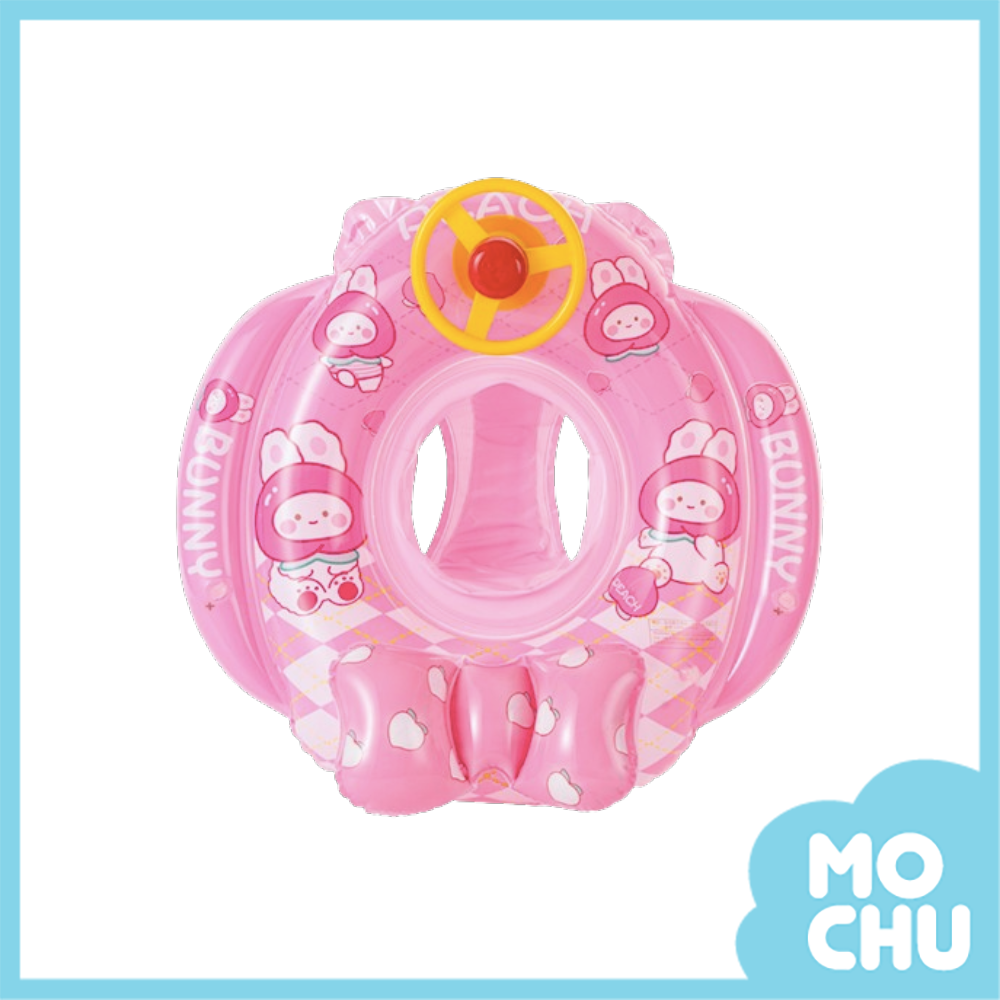 蜜桃兔座式泳圈