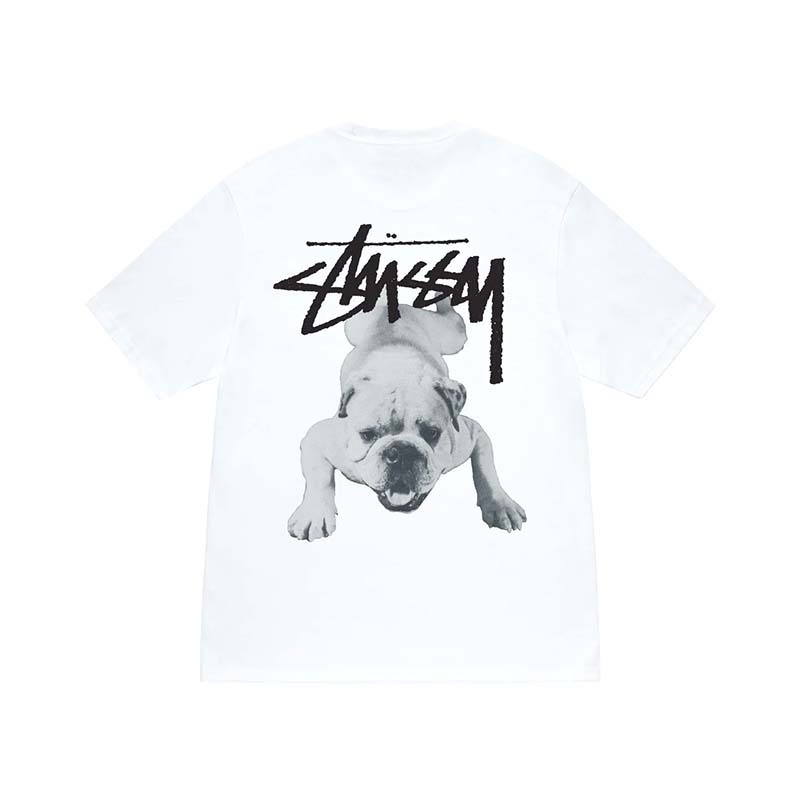 Stussy Stock Dog Tee White 鬥牛犬 短袖 白色 1905159-WE [台灣現貨]