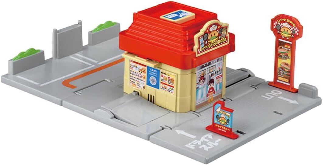《 TAKARA TOMY 》 TOMICA 新城鎮-漢堡店(聲效)