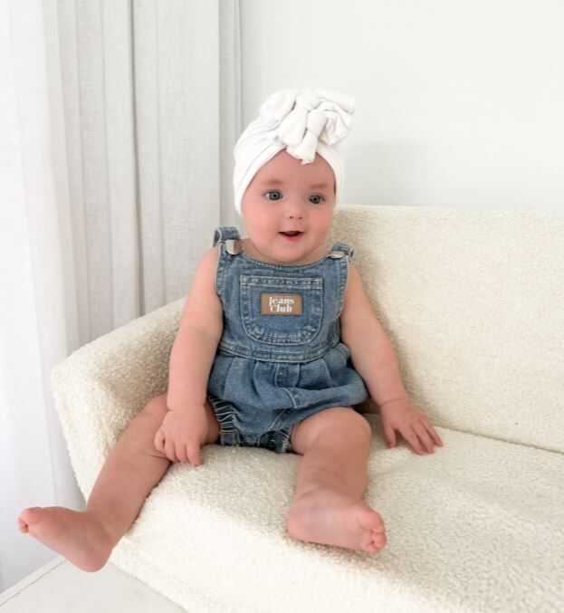 TWIN COLLECTIVE KIDS 牛仔連身泡泡褲 Bowie Bubble Romper - Ziggy Blue