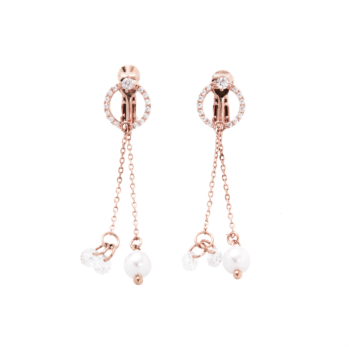 平價飾品,鋯石,珍珠,垂墜耳環