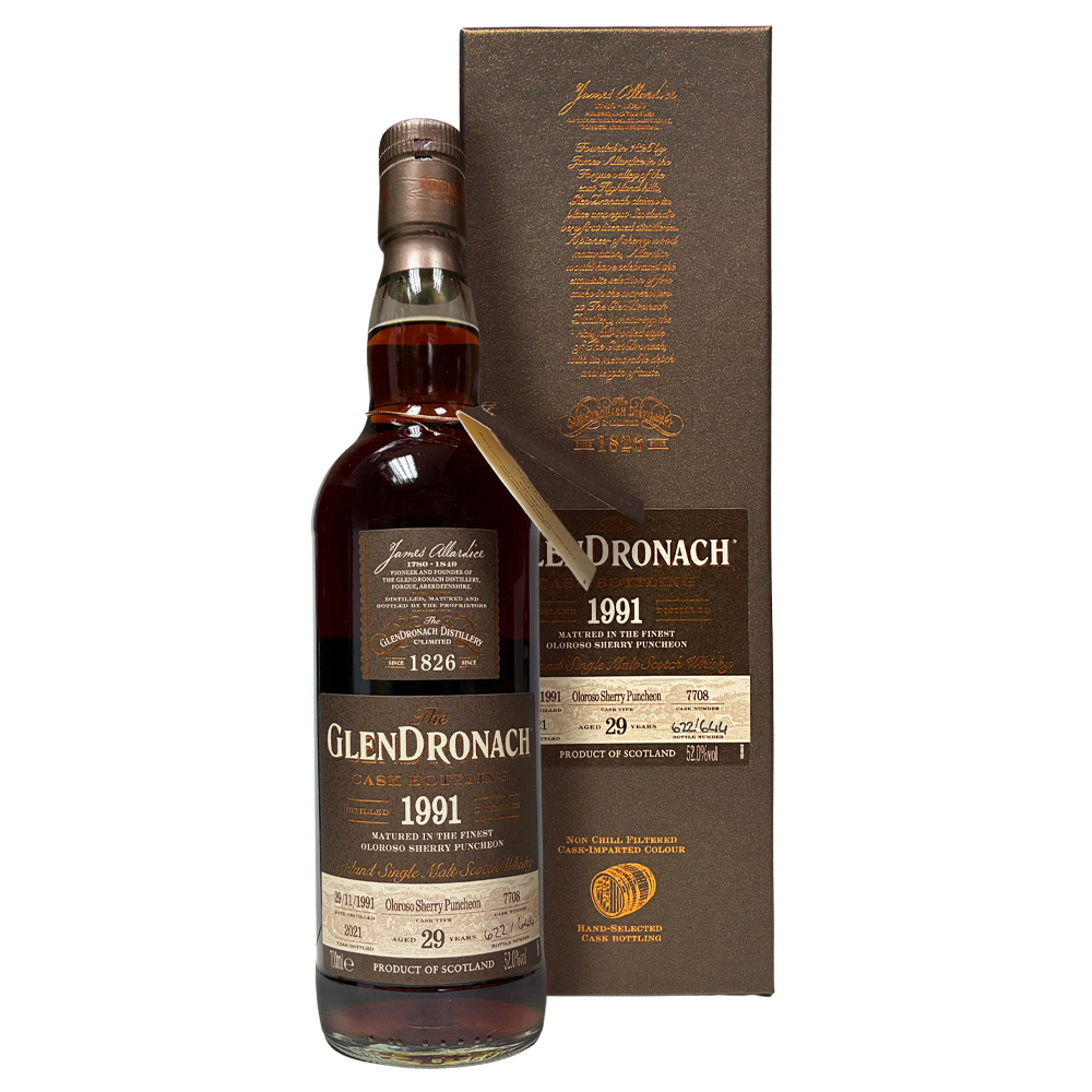 Glendronach Cask Bottling 1991 29 Years Old #7708 52%