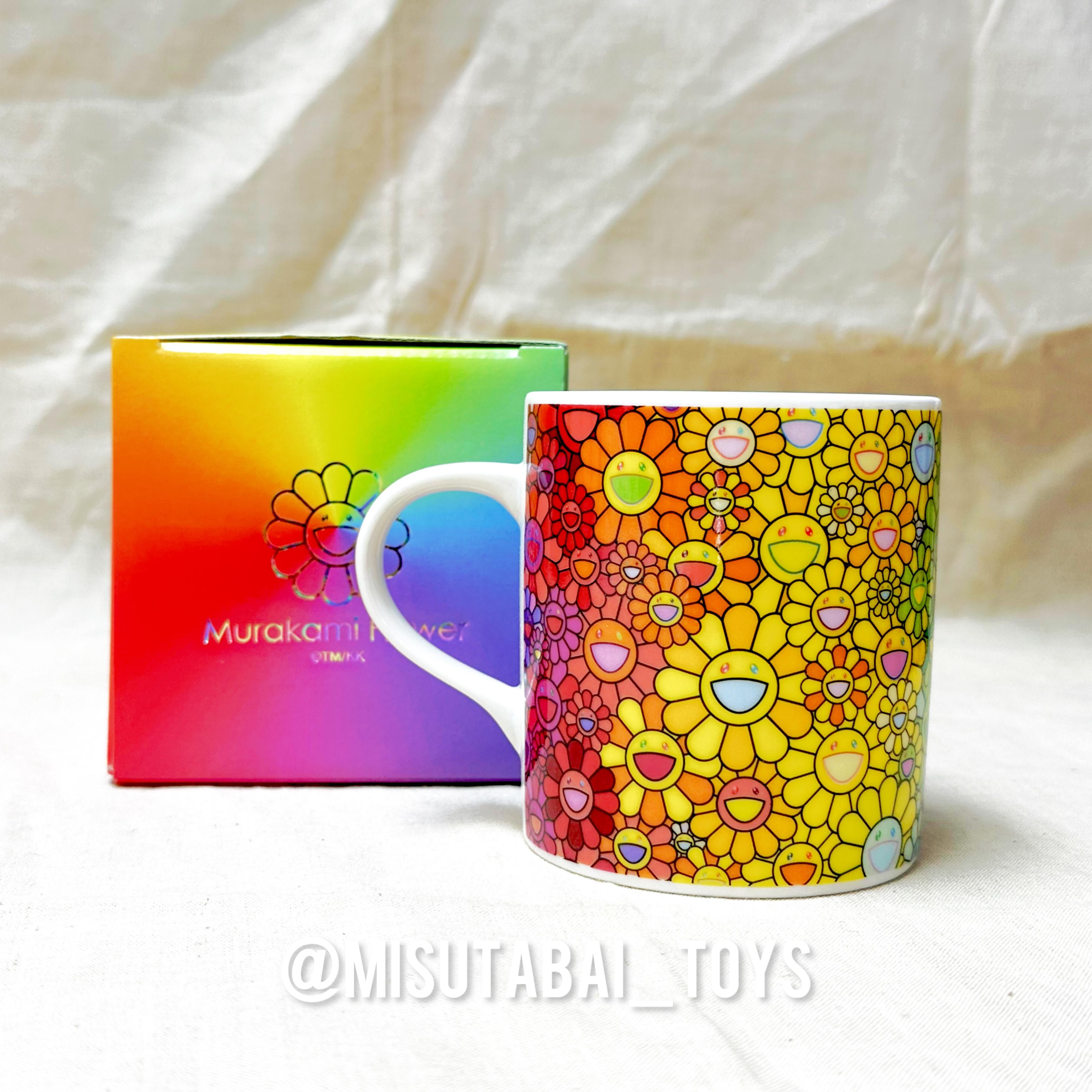 Murakami Rainbow Flower Field Mug