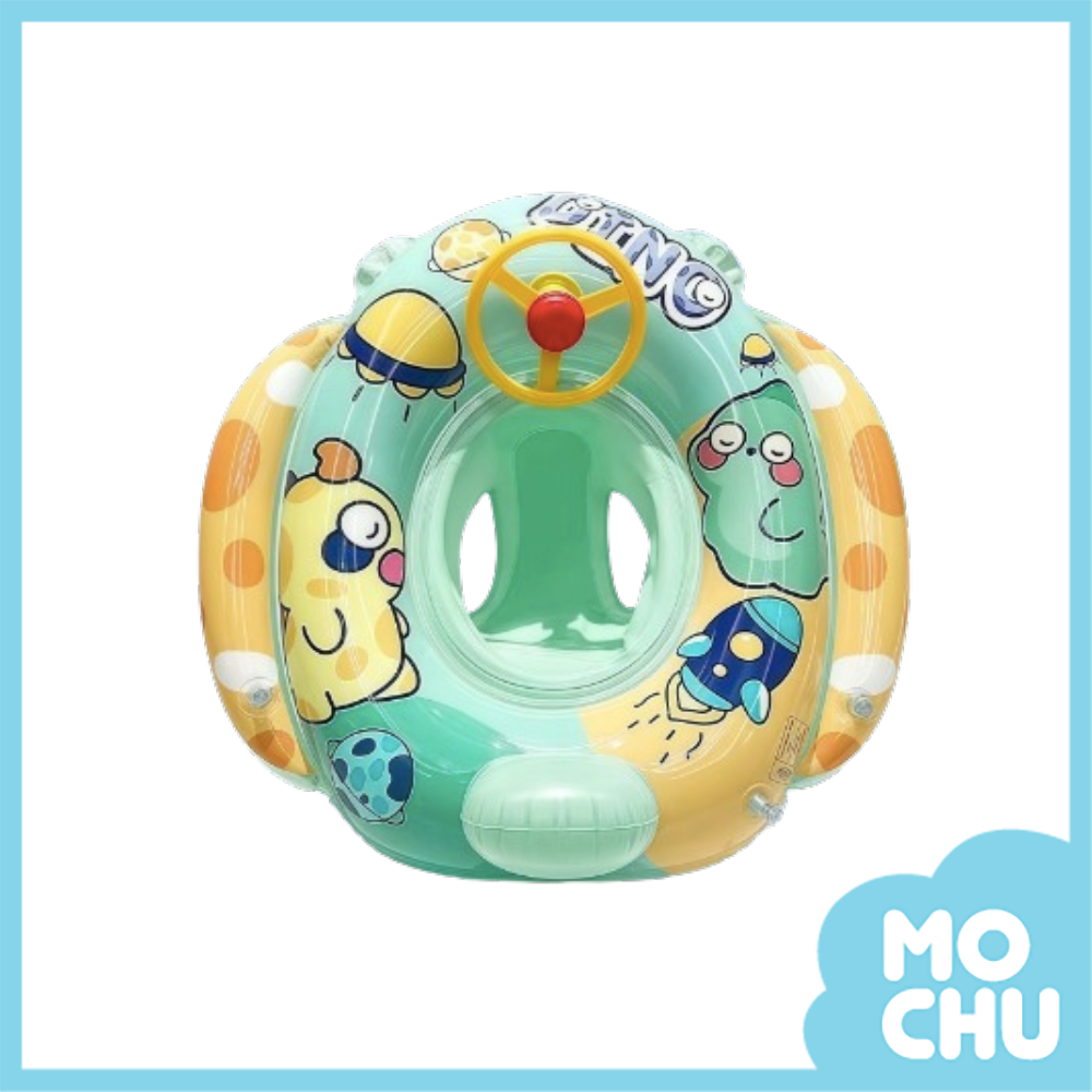 橙色太空飛艇泳圈