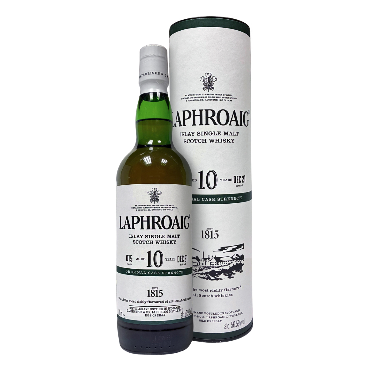 Laphroaig Cask Strength 10 Years Old Batch 015 56.5%