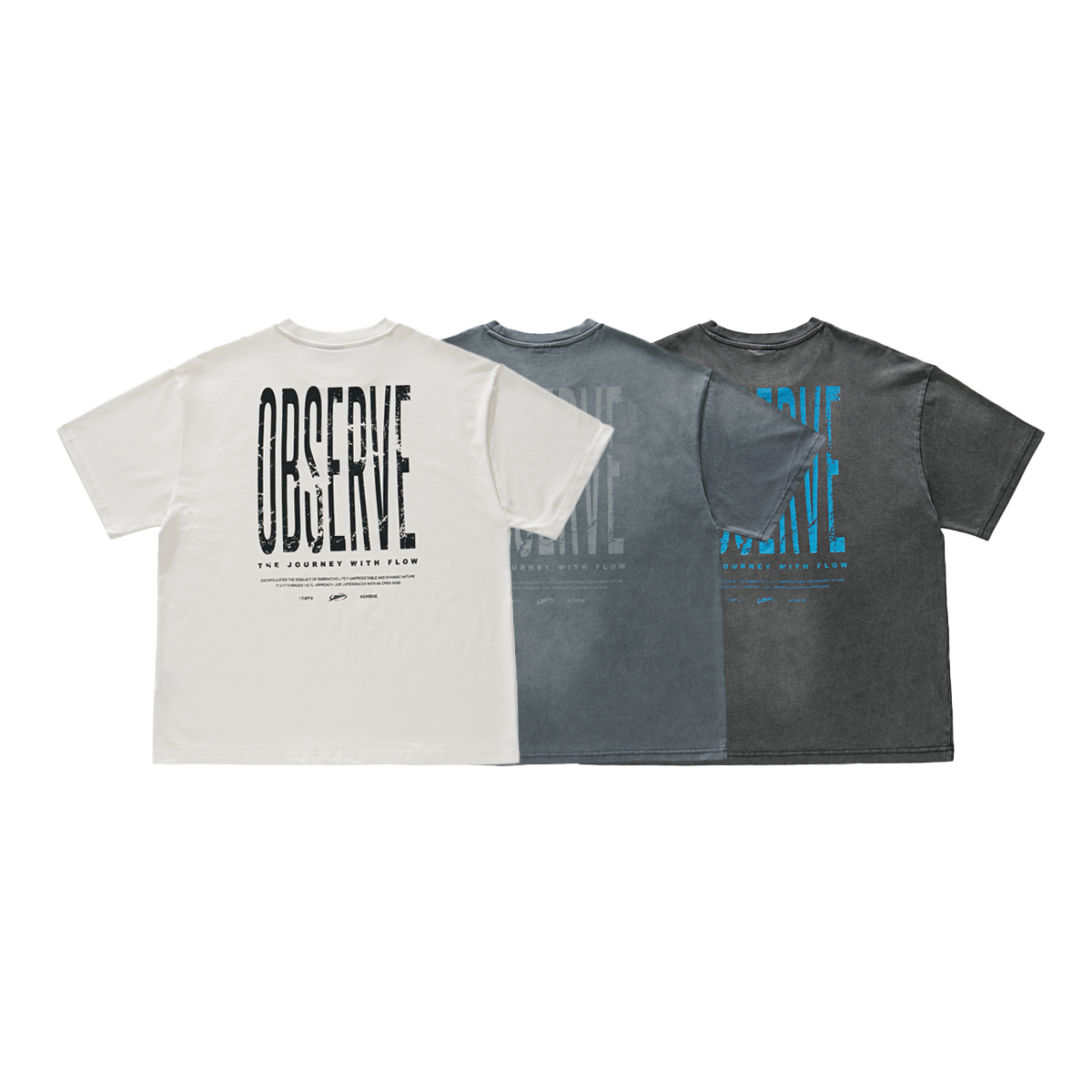 Sense OBS Wash Faded SS 水洗短袖 3色