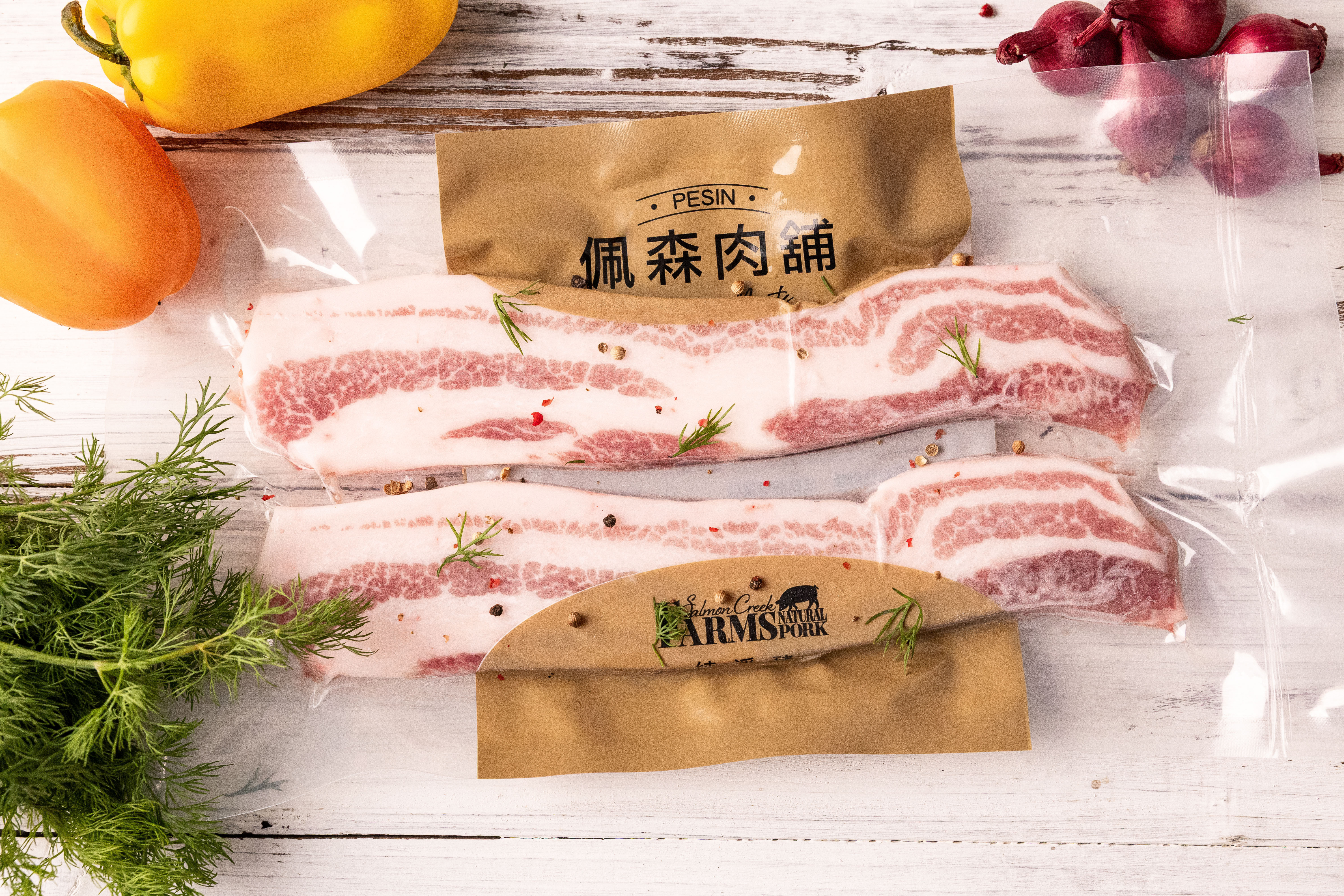 純淨豬五花燒烤厚切