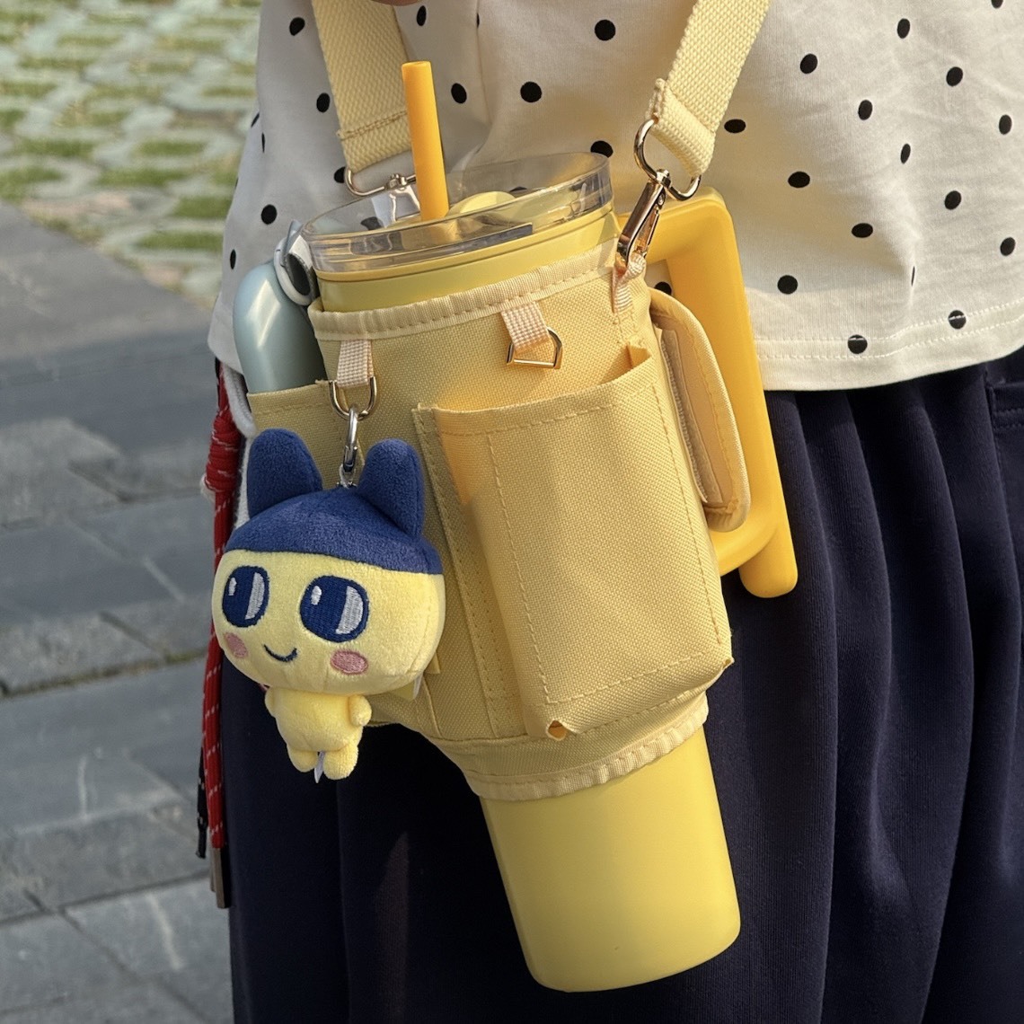 【SS限時開團預購 】國外限定！ 星巴克 熱帶風情系列🌴 不銹鋼保溫杯 吸管 收納杯套 檸檬黃🍋 1180ml大容量