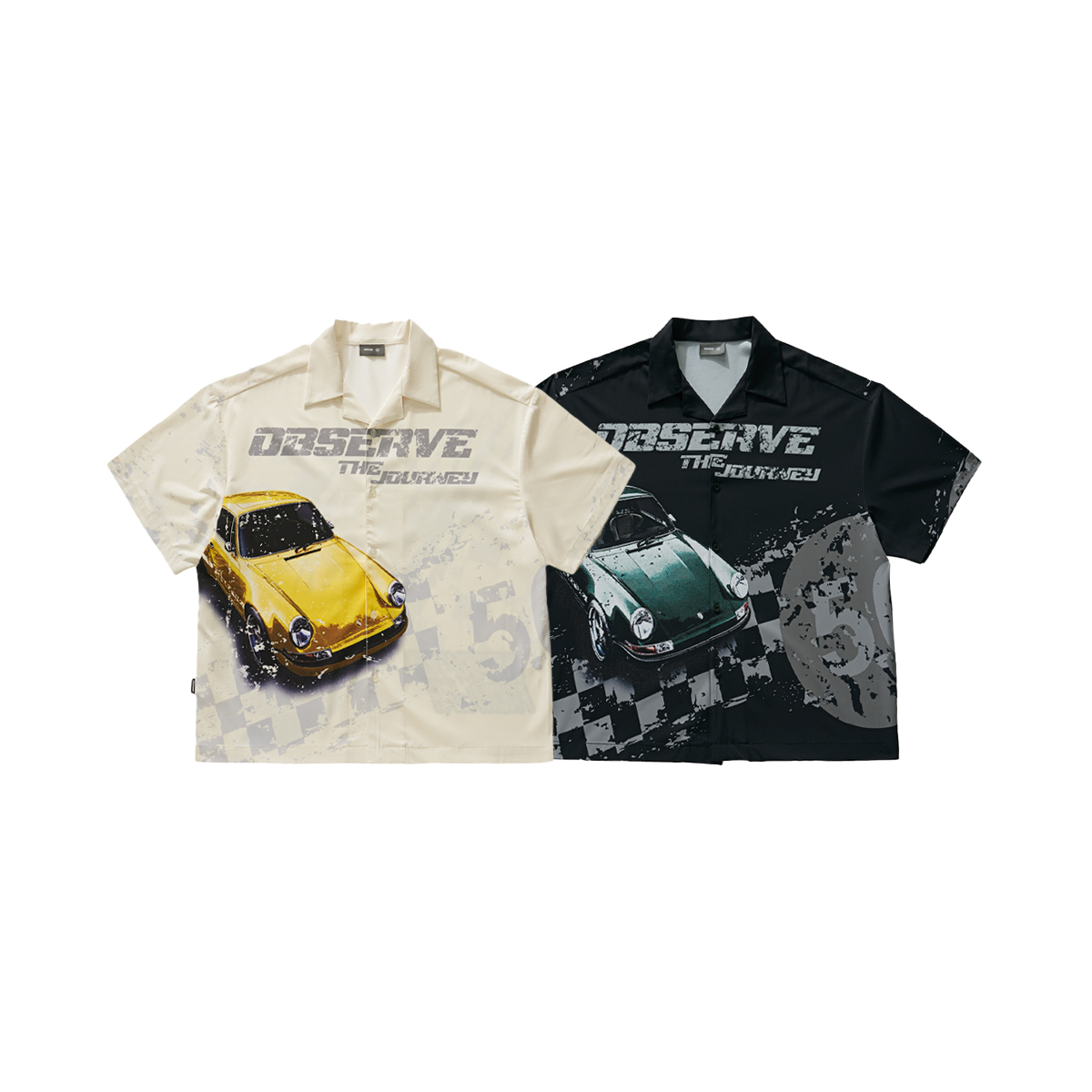 Sense Racing Full Print Shirt 賽車印花寬短襯衫 2色
