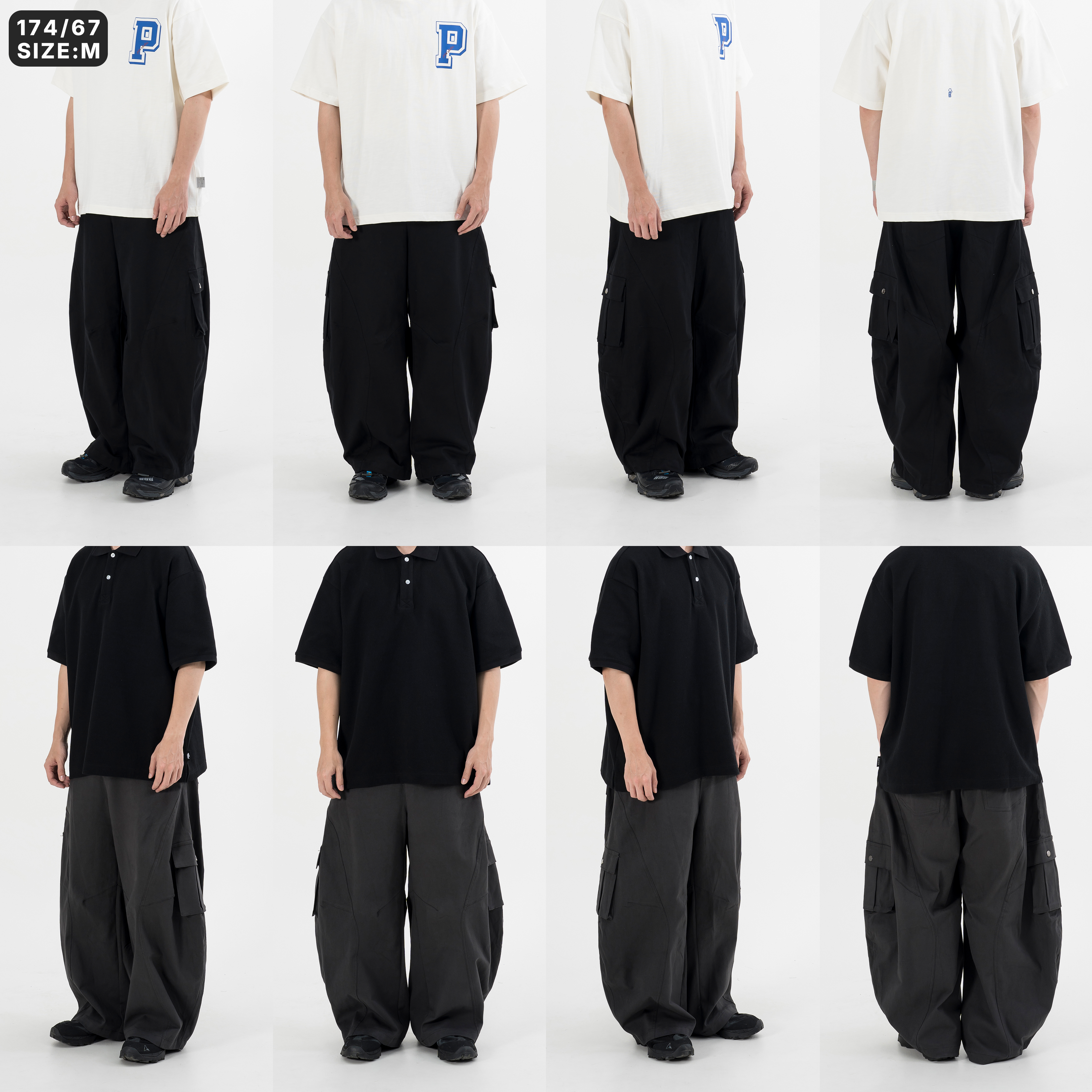 AGILITY Curved Cargo Pants 彎刀 闊腿 大口袋 長褲 [P58]