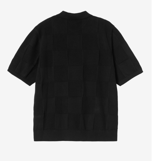 CarharttWip  S/S 格子紋短袖 黑色 POLO衫  JUN25