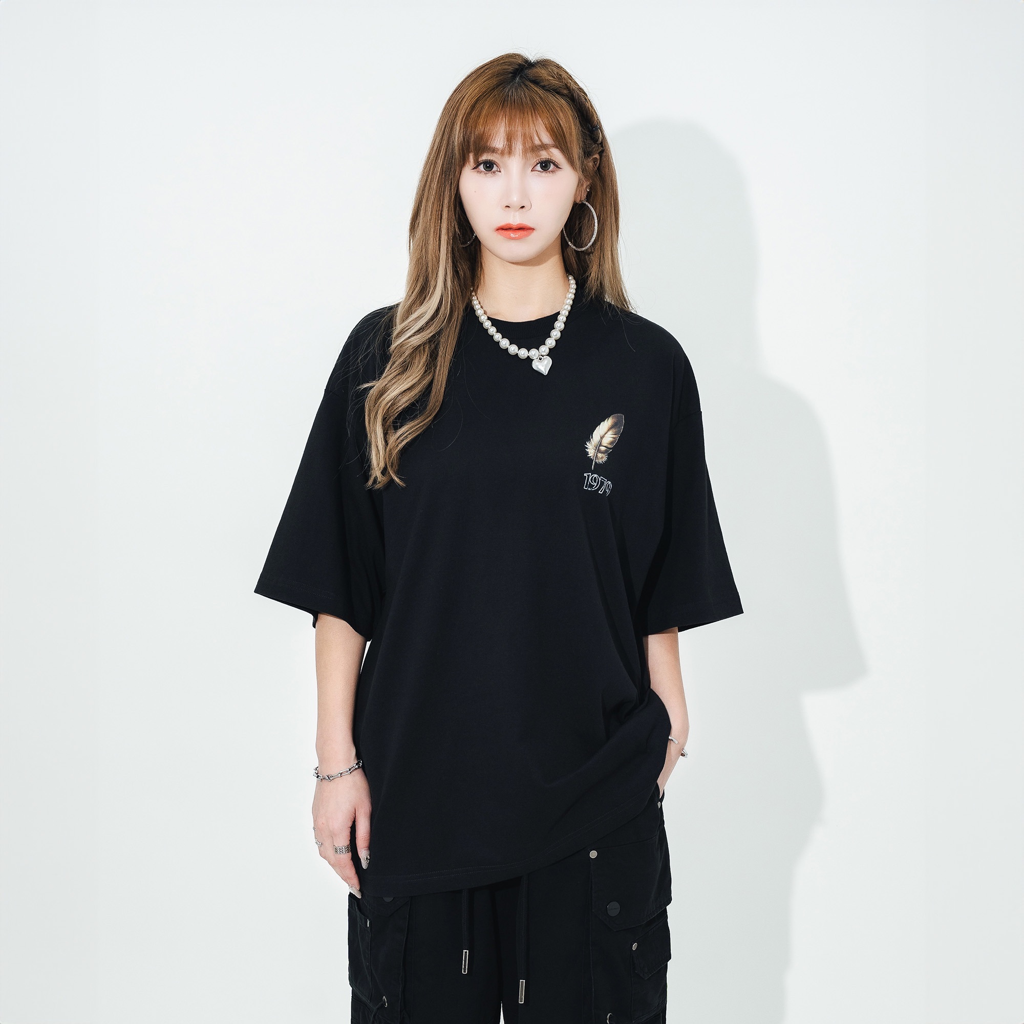 Gotnofears FLAMED PIGEON OVERSIZED TEE 火焰鴿子寬版短上衣 10894690