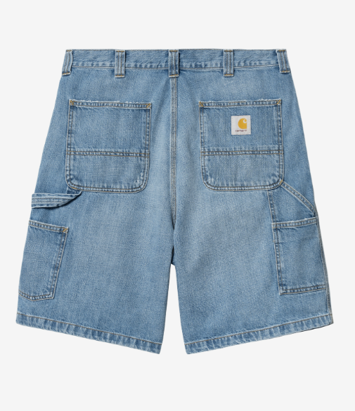 CarharttWip  OG 單膝短褲 水洗藍色   JUN25