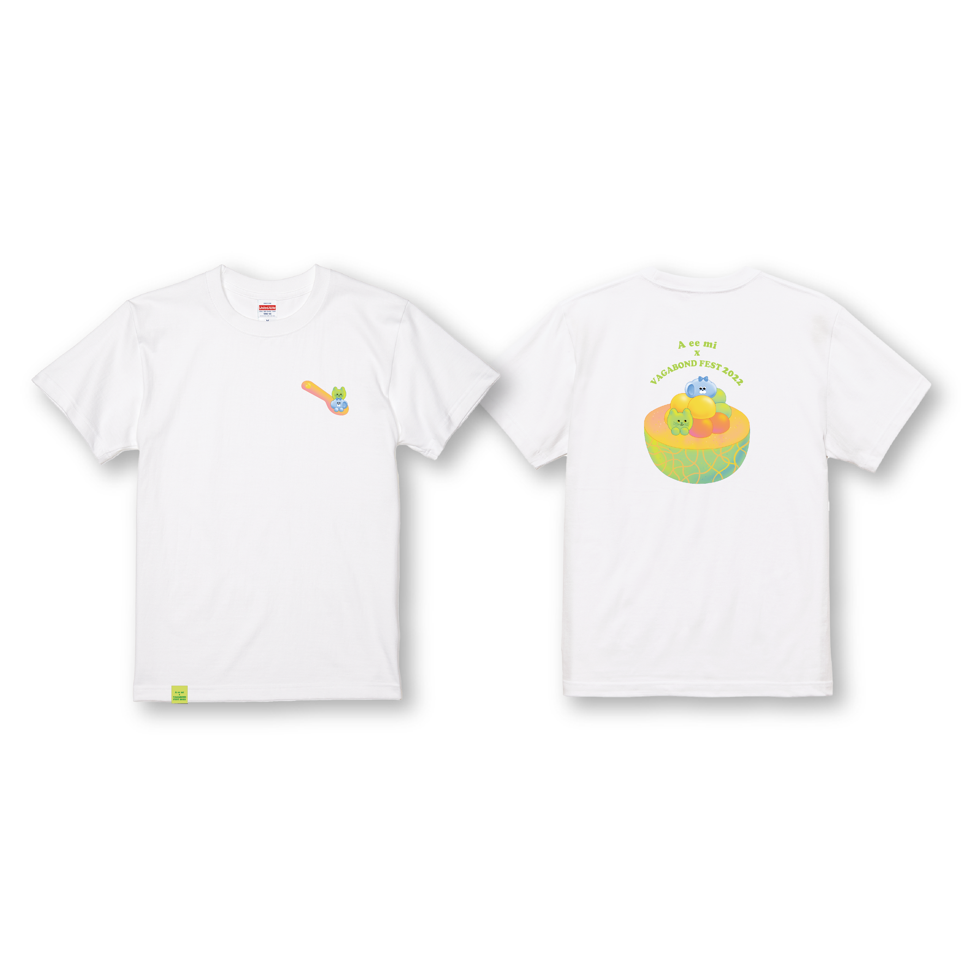 浪人祭 X A ee mi 哈哈冰菓室 T 恤（白）