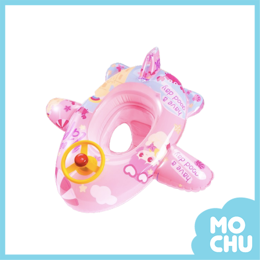 甜心飛機造型泳圈