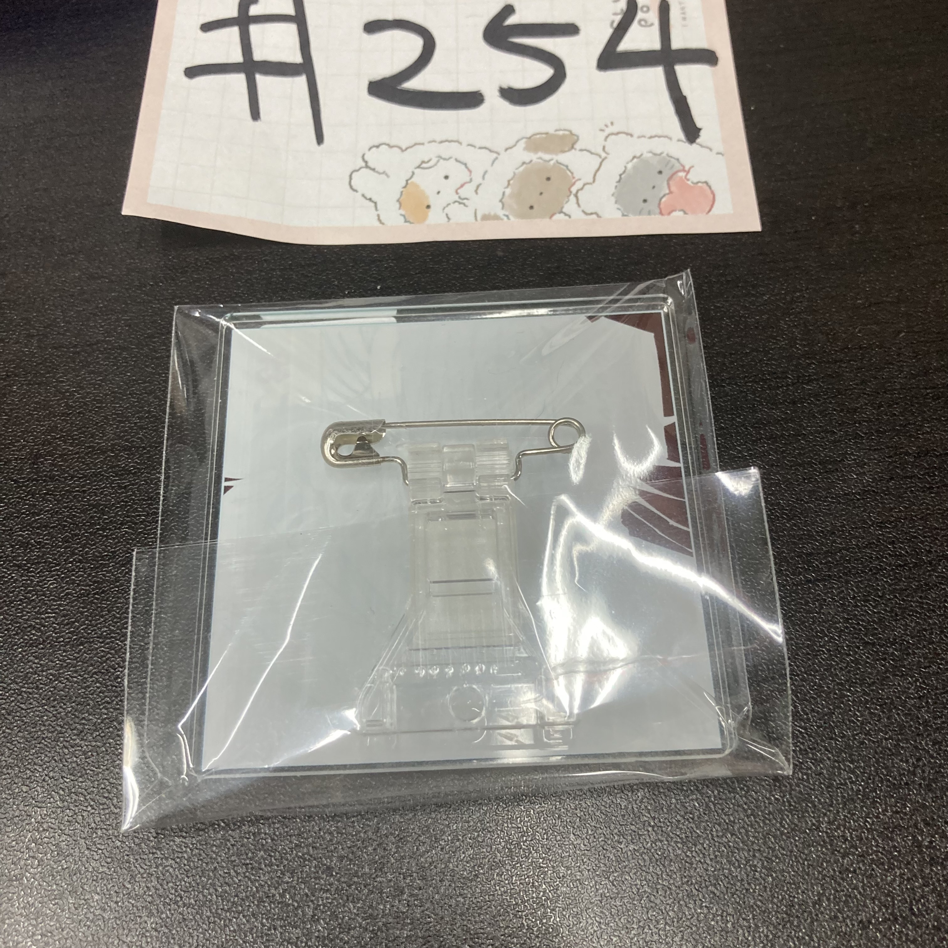 咒術迴戰  鹿紫雲 可立 襟章 #255