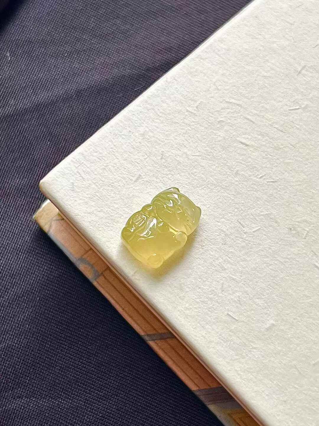 翡翠黃翡貓,天然翡翠A玉, 緬甸玉, Jade, Jadeite