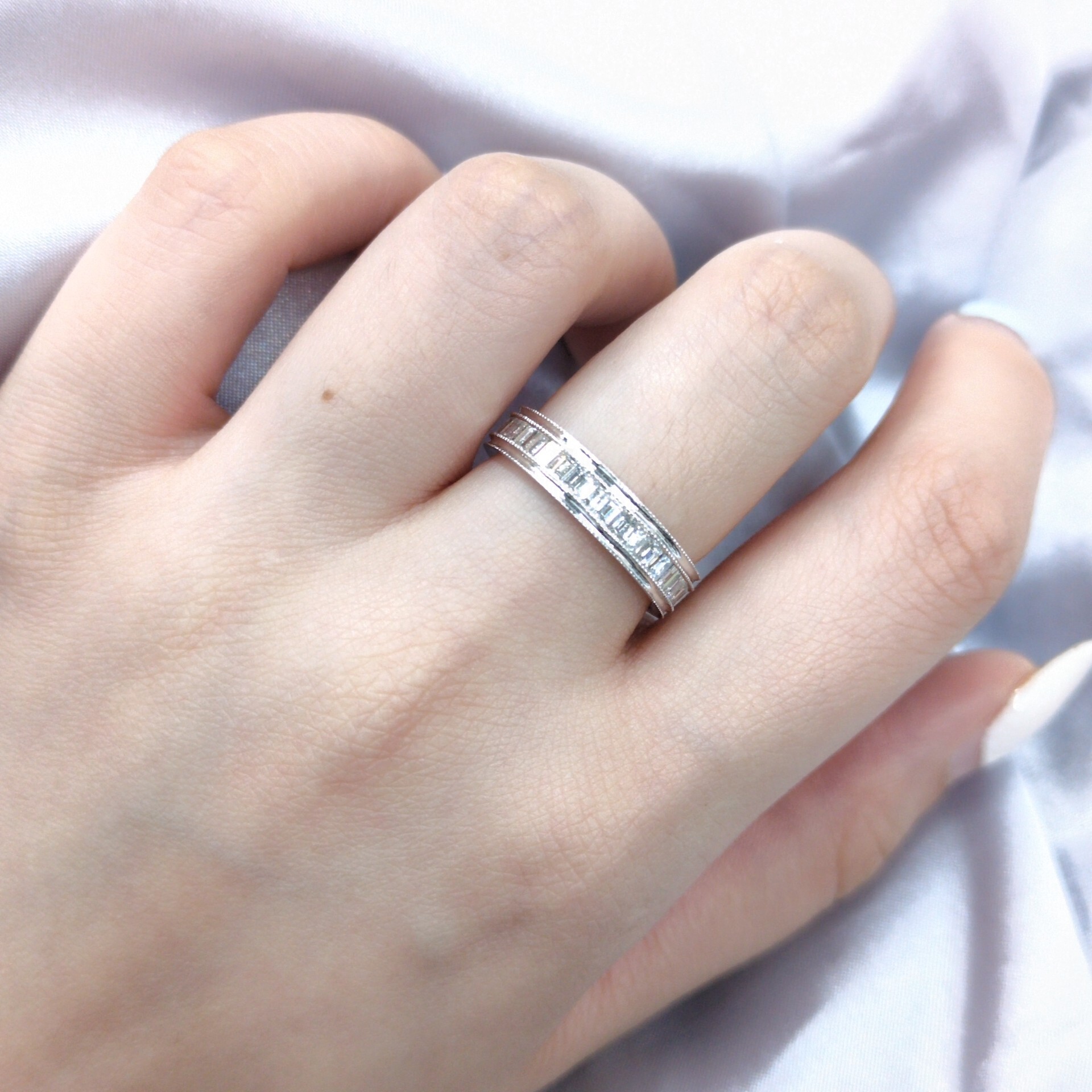 18K White Gold 1.51ct Diamond Eternity Ring