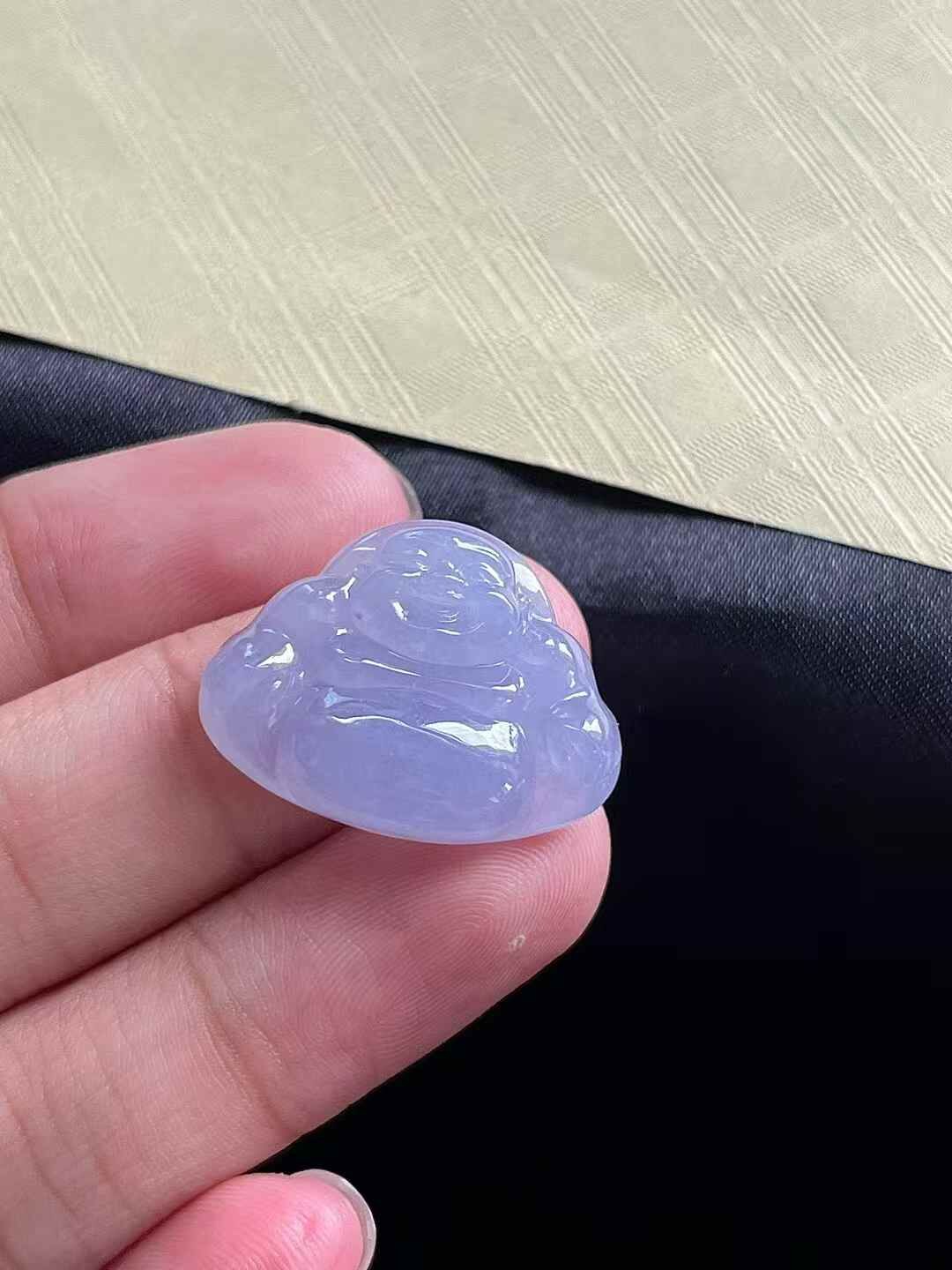 616340 翡翠紫羅蘭坐佛