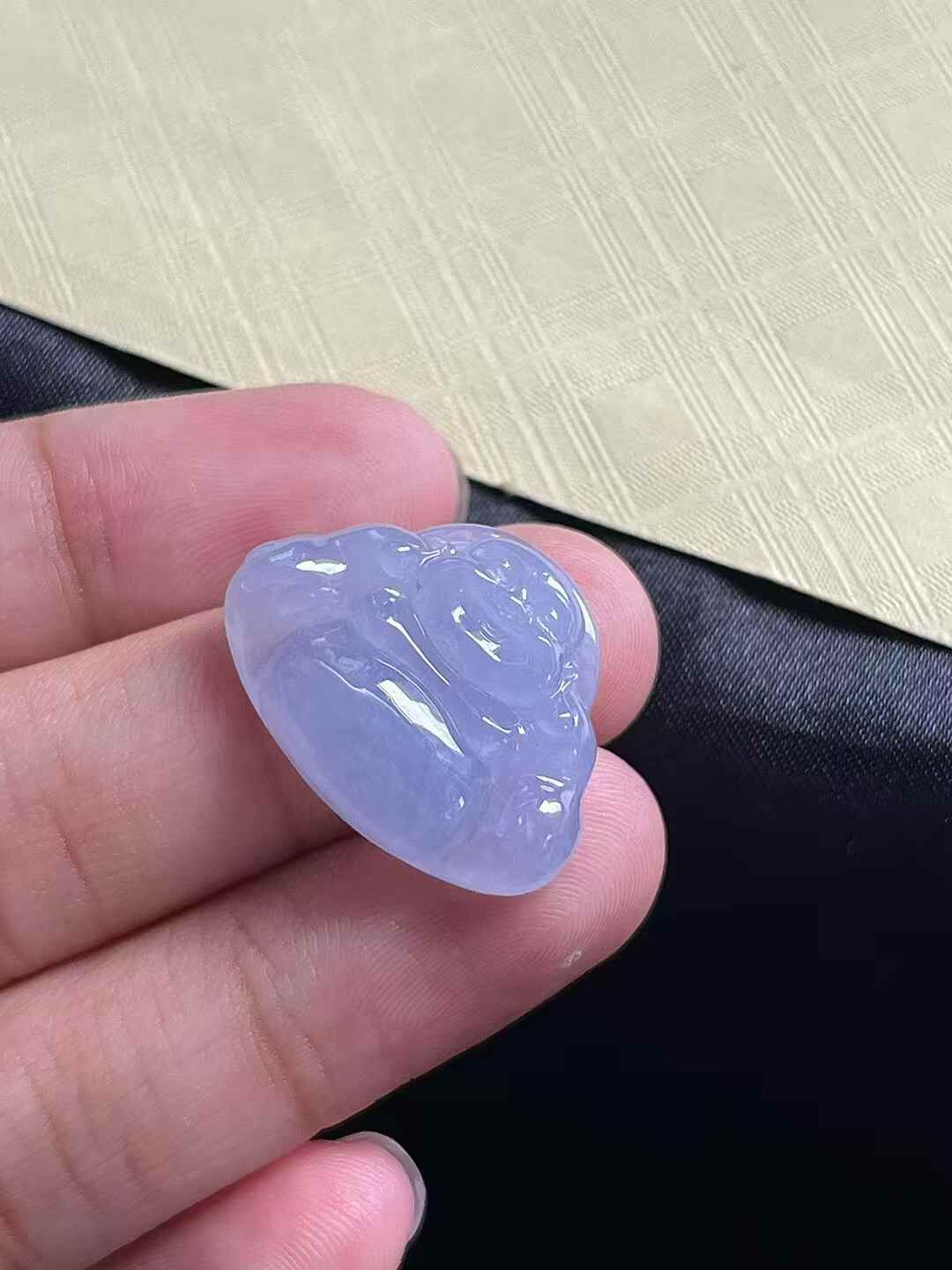 616340 翡翠紫羅蘭坐佛