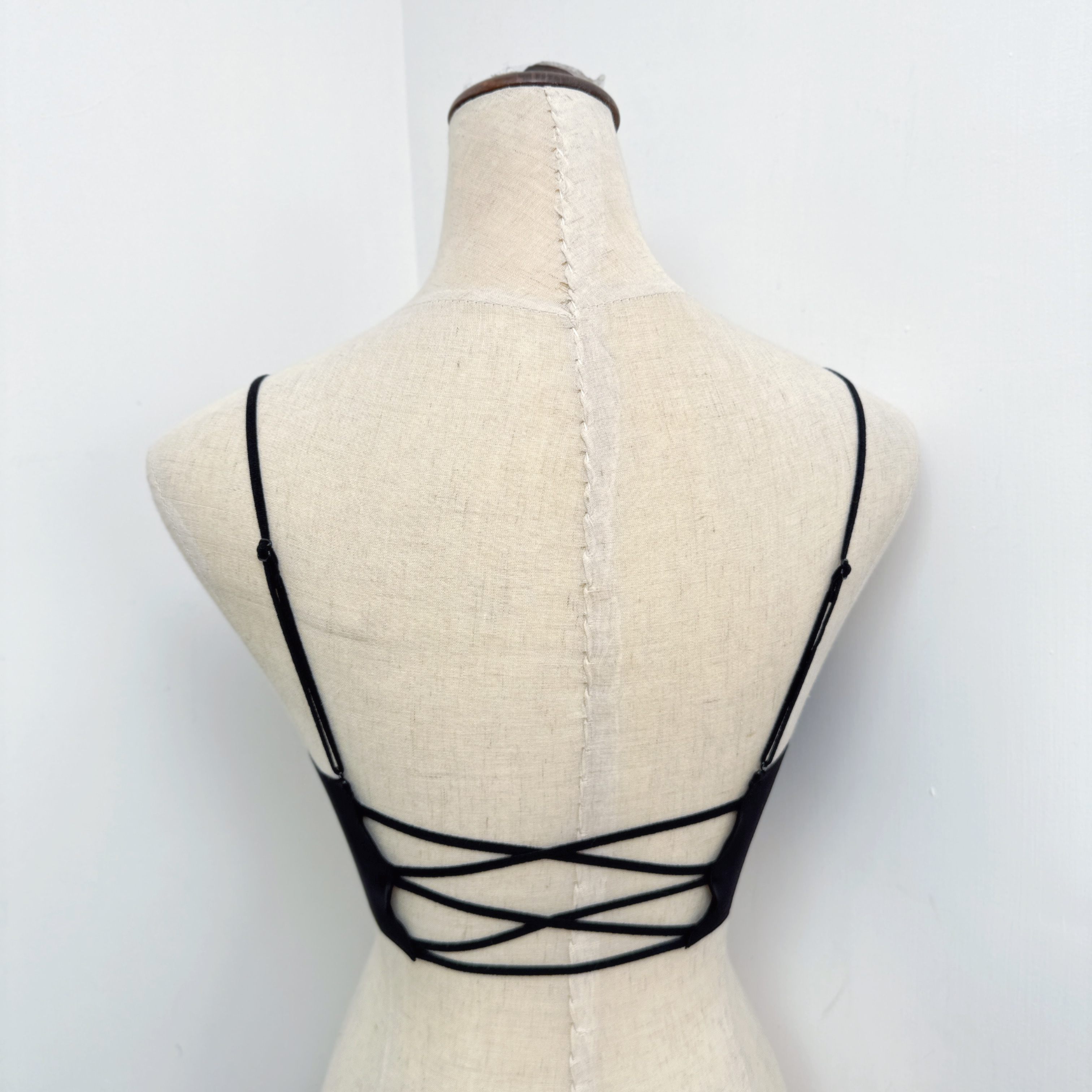 #1359-F Size超薄小雲肌後雙交叉帶固定杯果凍幼帶CasualBra (A32-A36)