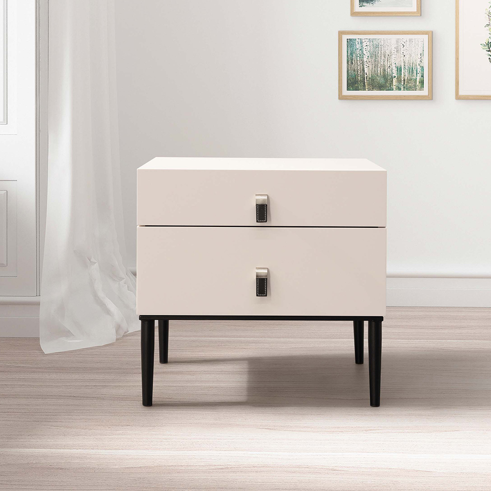 娜森1.7尺床頭櫃/二抽收納櫃/置物小邊櫃/小茶几