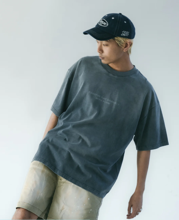 [現貨] Sense OBS Wash Faded SS Acid Blue | M25-T03BL