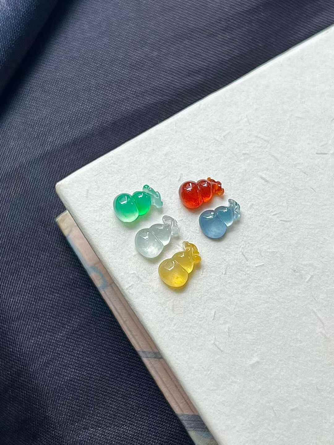 翡翠五彩葫蘆一手,天然翡翠A玉, 緬甸玉, Jade, Jadeite