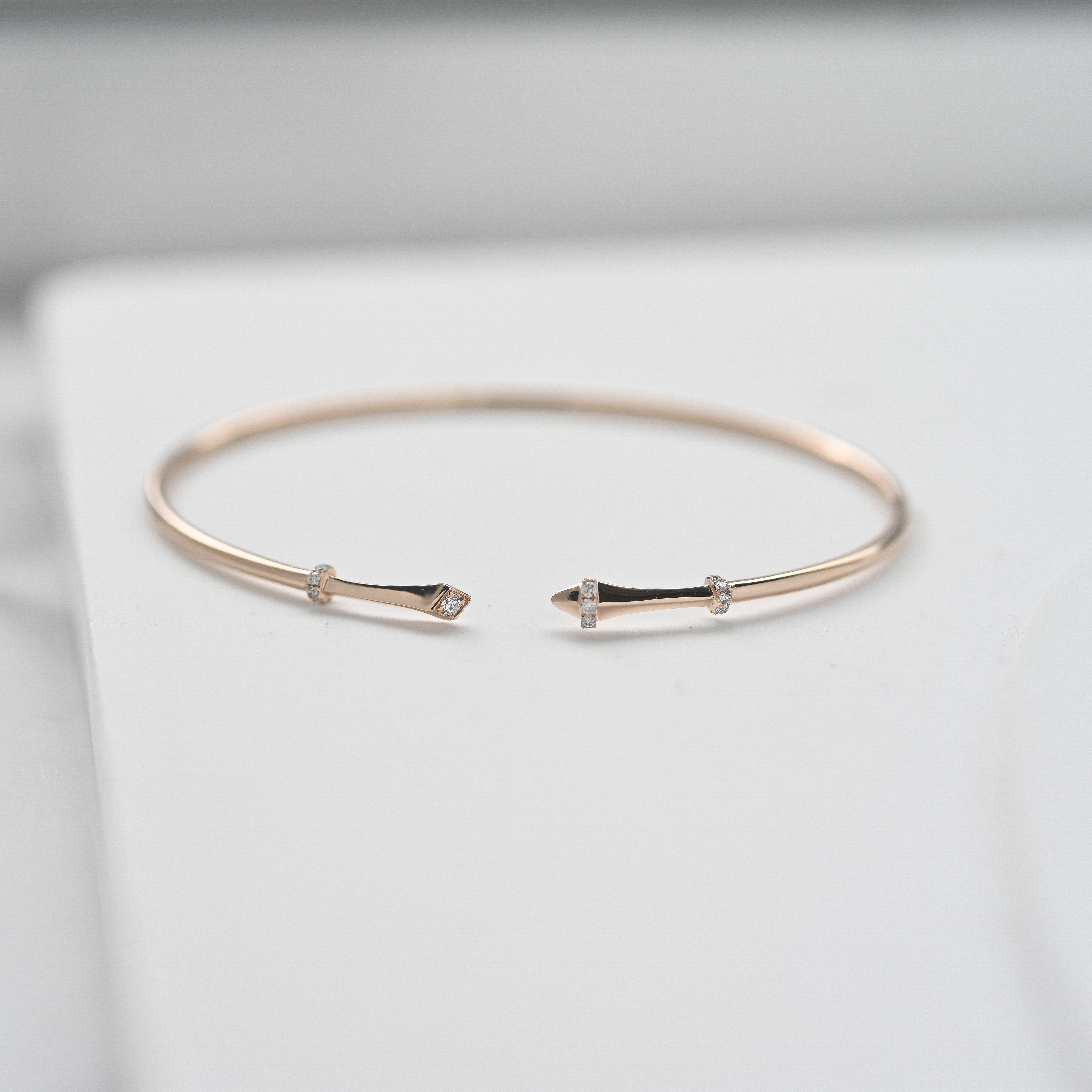 18K Louise Diamond Bangle