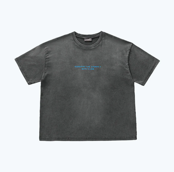 [現貨] Sense OBS Wash Faded SS Coal Black | M25-T03CB