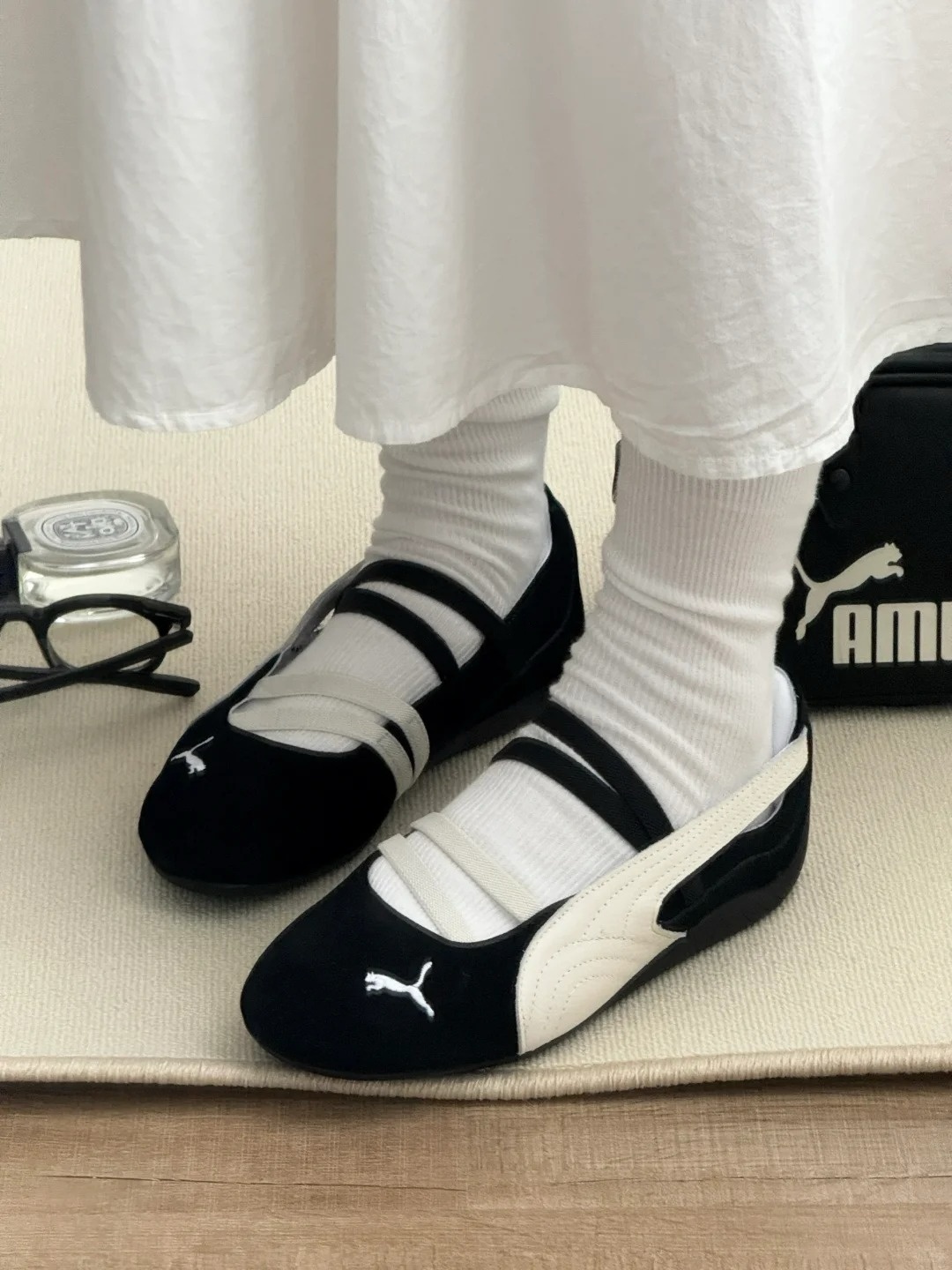 #現貨供應 PUMA SPEEDCAT BALLET SD WNS 黑色 芭蕾鞋 賽車鞋