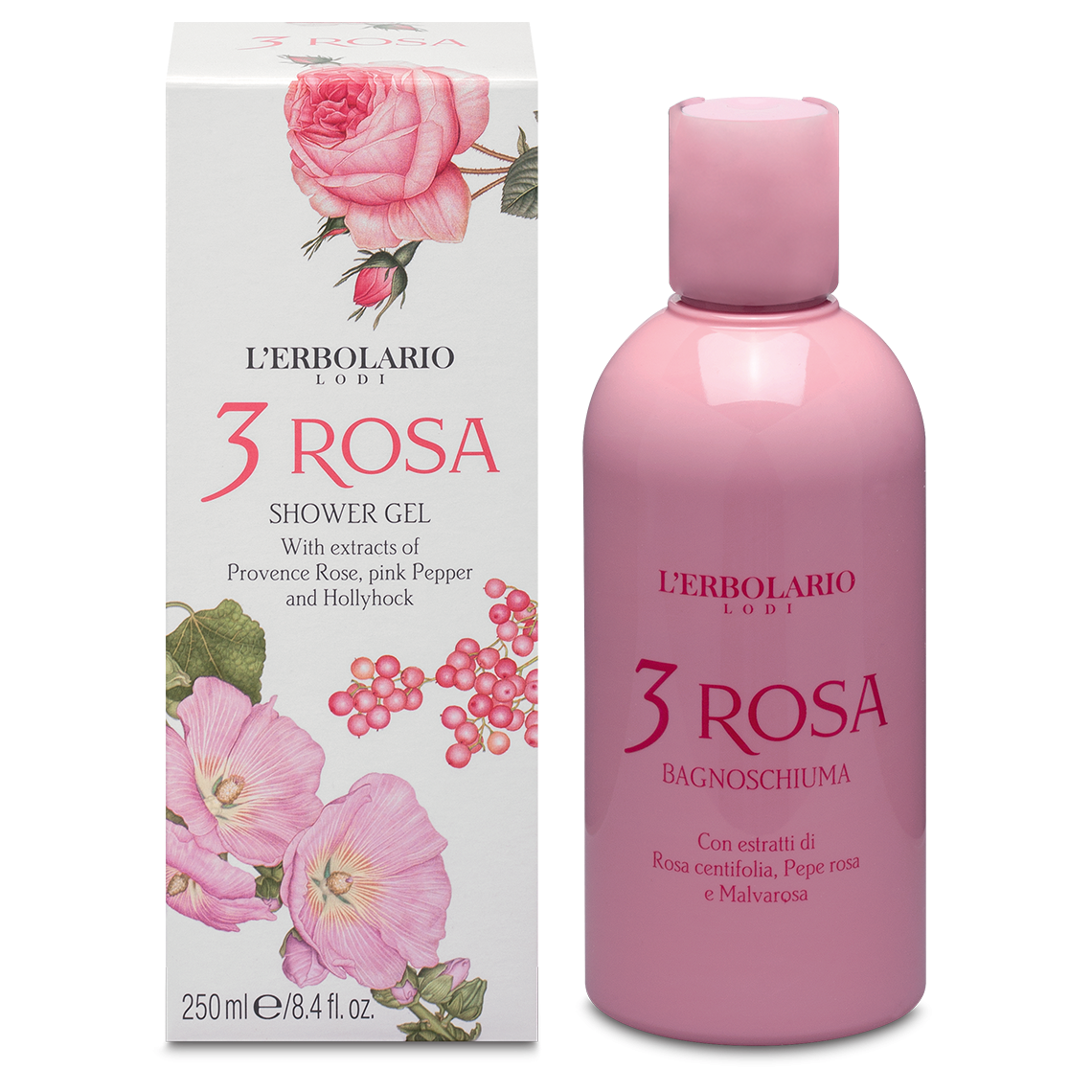 3式玫瑰香氛沐浴露