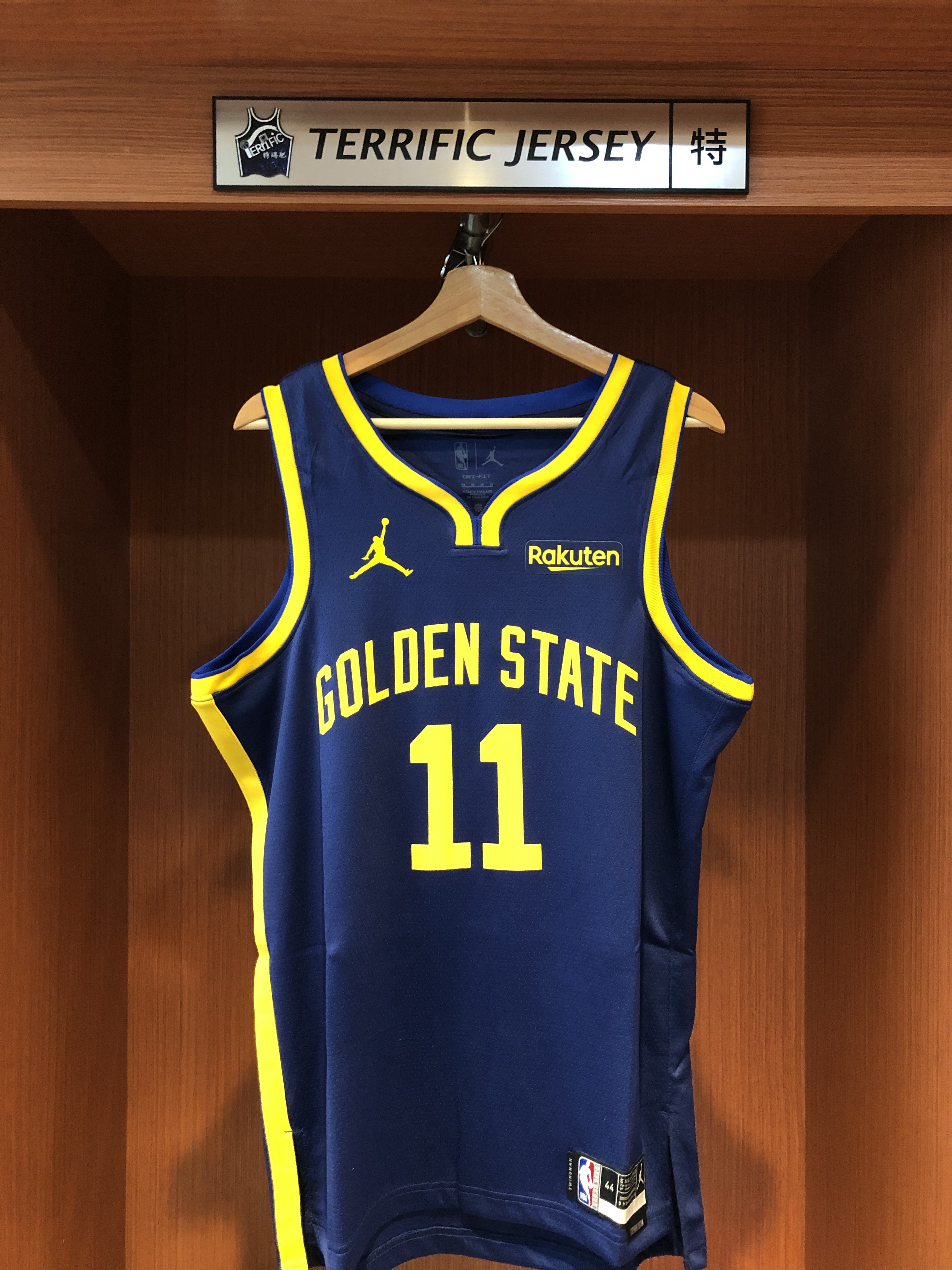 NBA球衣 Klay Thompson 金州勇士深藍 Statement Jordan Swingman 球迷版 熱轉印 含贊助商標 全新