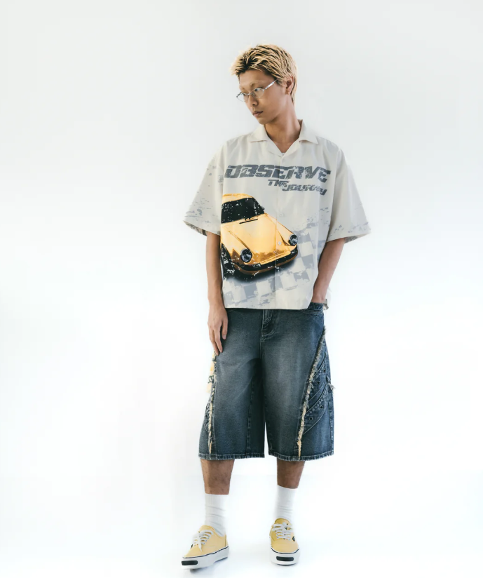 [現貨] Sense Racing Full Print Shirt Ivory | M25-23IY