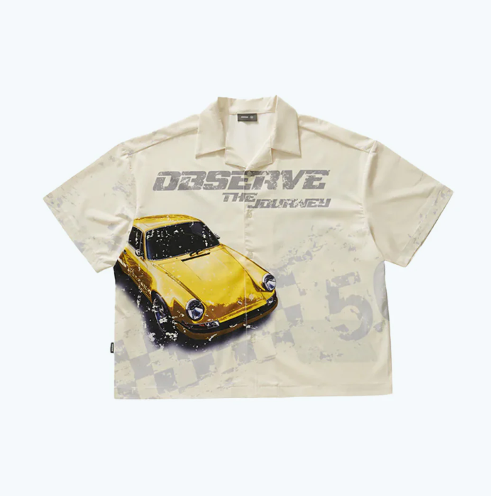 [現貨] Sense Racing Full Print Shirt Ivory | M25-23IY