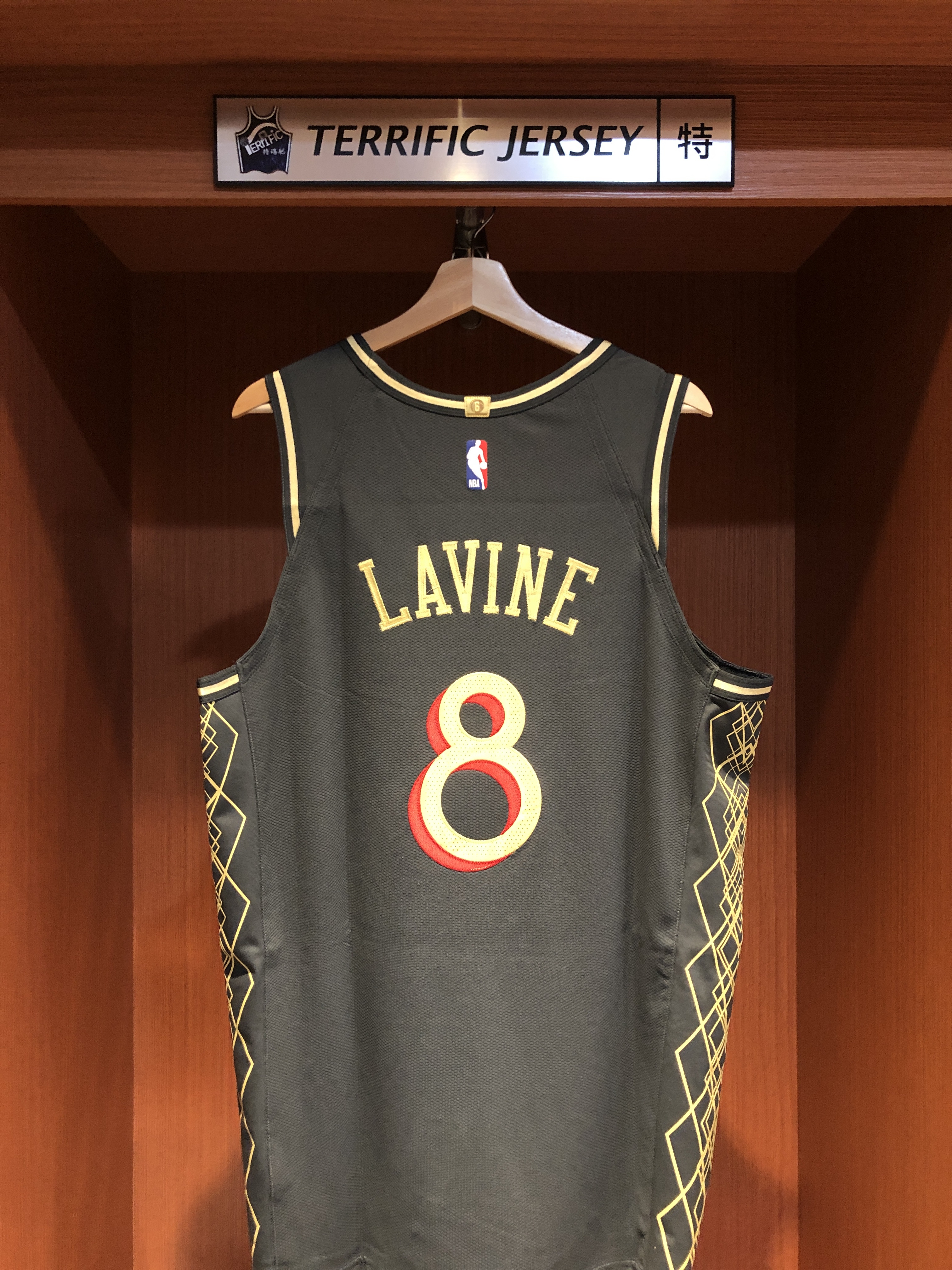 NBA球衣 Zach Lavine 芝加哥公牛城市 City Nike Authentic 球員版 電繡 含贊助商標 全新