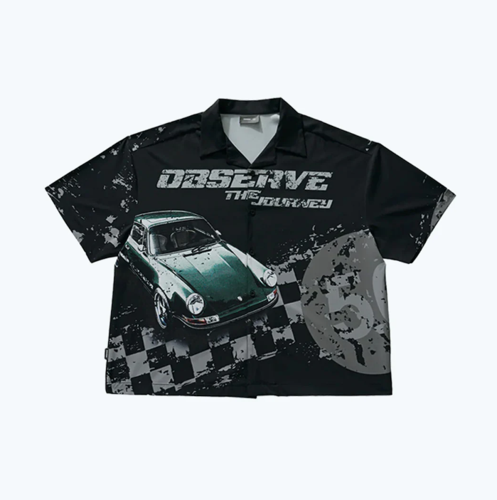 [現貨] Sense Racing Full Print Shirt Black | M25-23BK