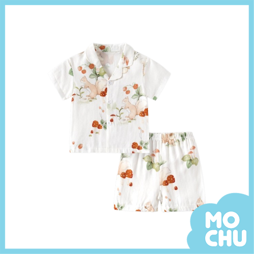 小松鼠紗布透氣家居套裝